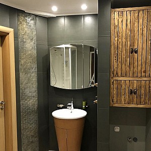 Трафарет - Аллюр бордюр - Фотография интерьере 10