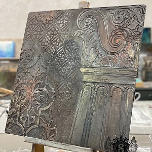 Трафарет - Аллюр бордюр - Фотография интерьере 16