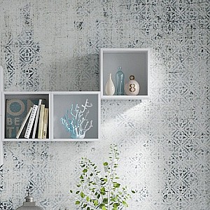 Трафарет - Аллюр бордюр - Фотография интерьере 2