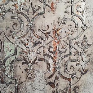 Трафарет - Асатур бордюр - Фотография интерьере 15