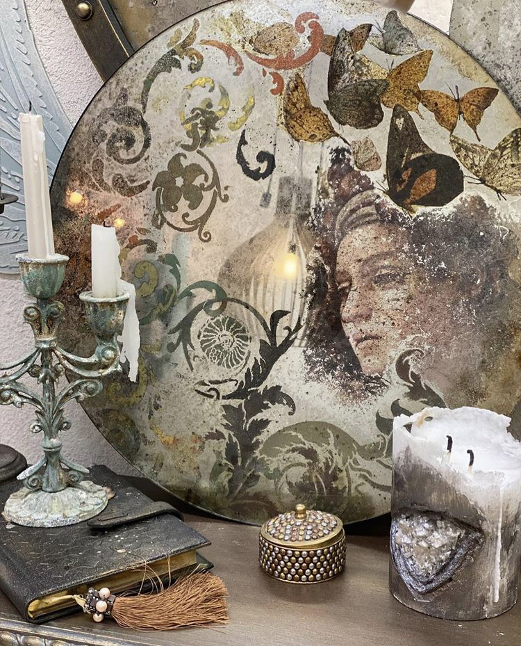 Трафарет - Таинственный сад Трафарет - Таинственный сад