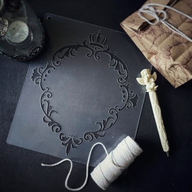 Трафарет - Каролина овал Трафарет - Каролина овал