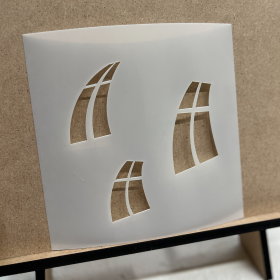 Трафарет - Блики от окна Трафарет - Блики от окна